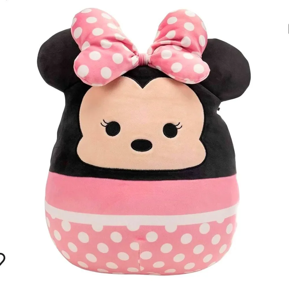 SQUISHMALLOW KellyToy pink black Disney Minnie Mouse 10 Inch
